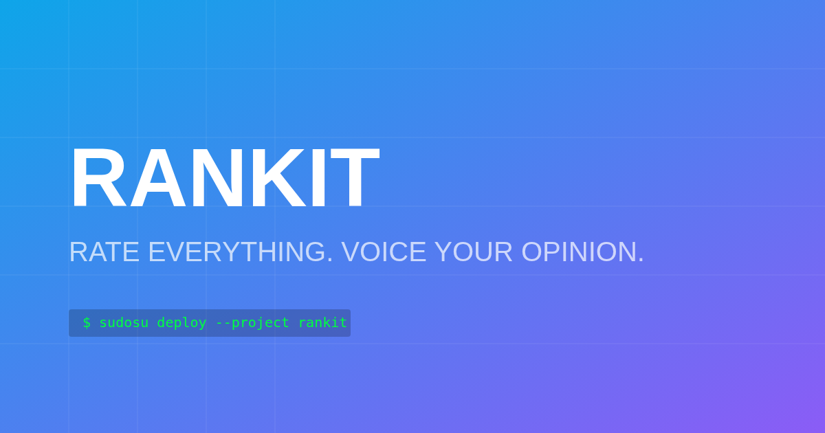 RankIt — tech review forum